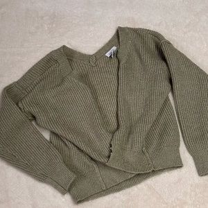 RUE 21 GREEN CARDIGAN